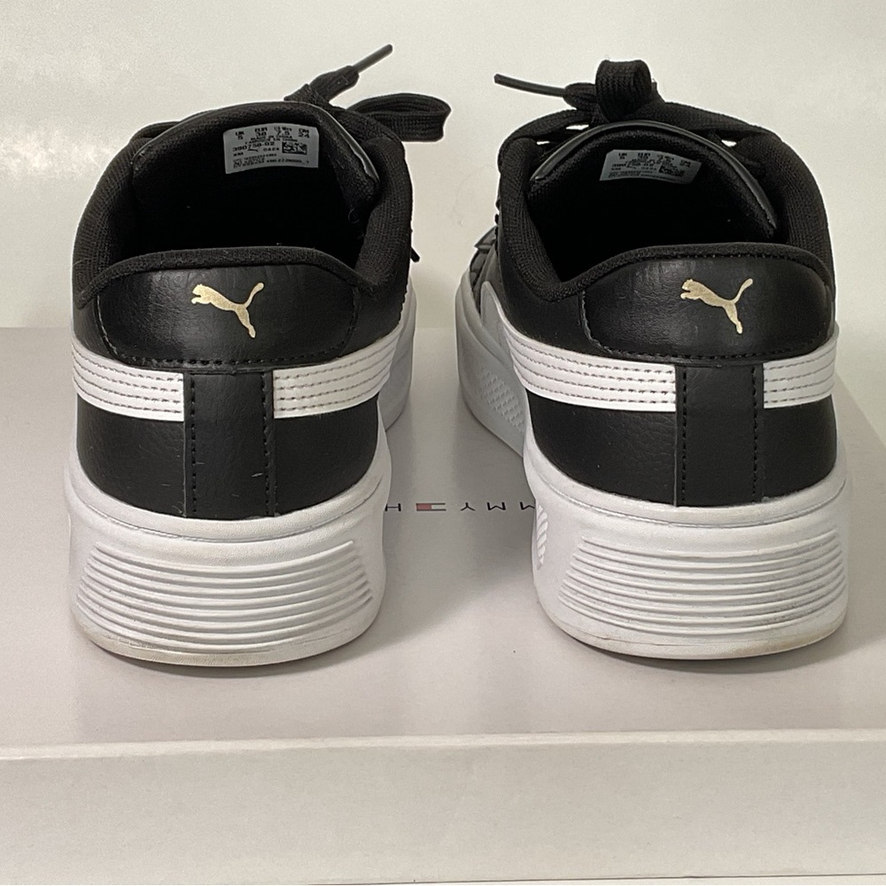 Puma Black Sneakers with Gold Logo - Picture 4 of 7